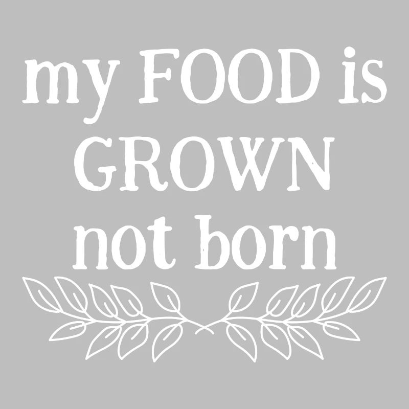 Vegan Fleischfrei Spruch Geschenk