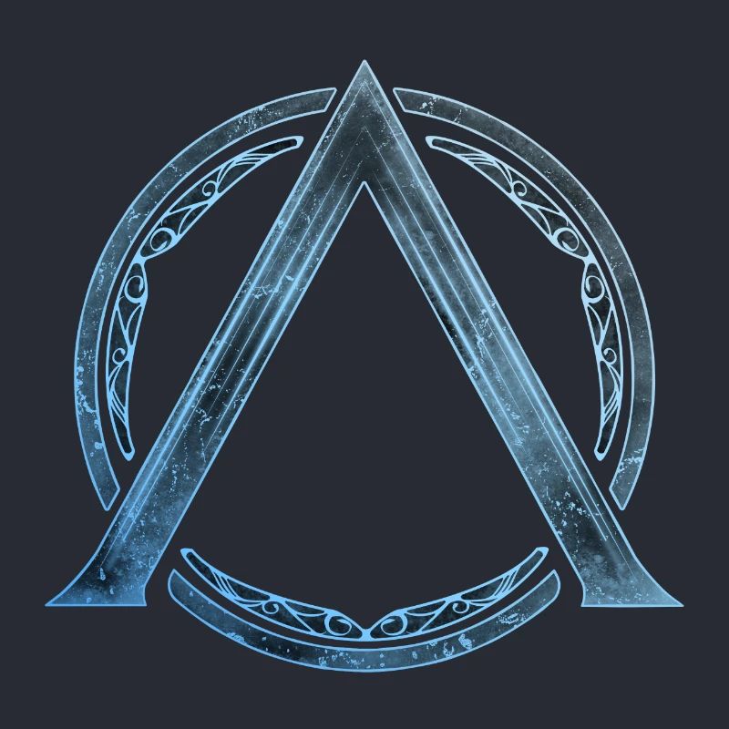 Sparta Lambda icon blue ice