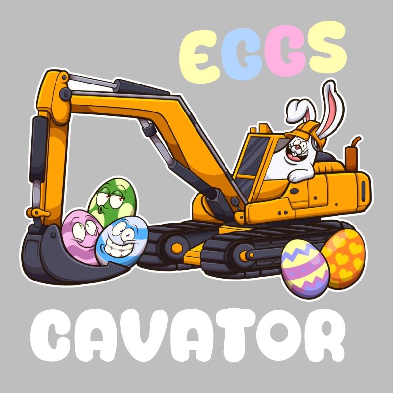 Jeu de mots de Pâques Eggscavator