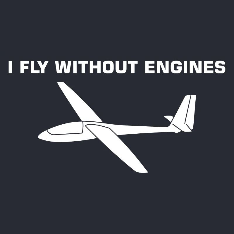Glide without engine saying glider pilot pilot