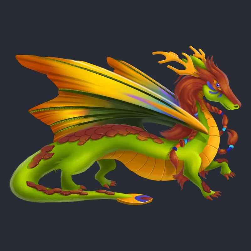 Magischer Erde Drache - Drachen der Elemente