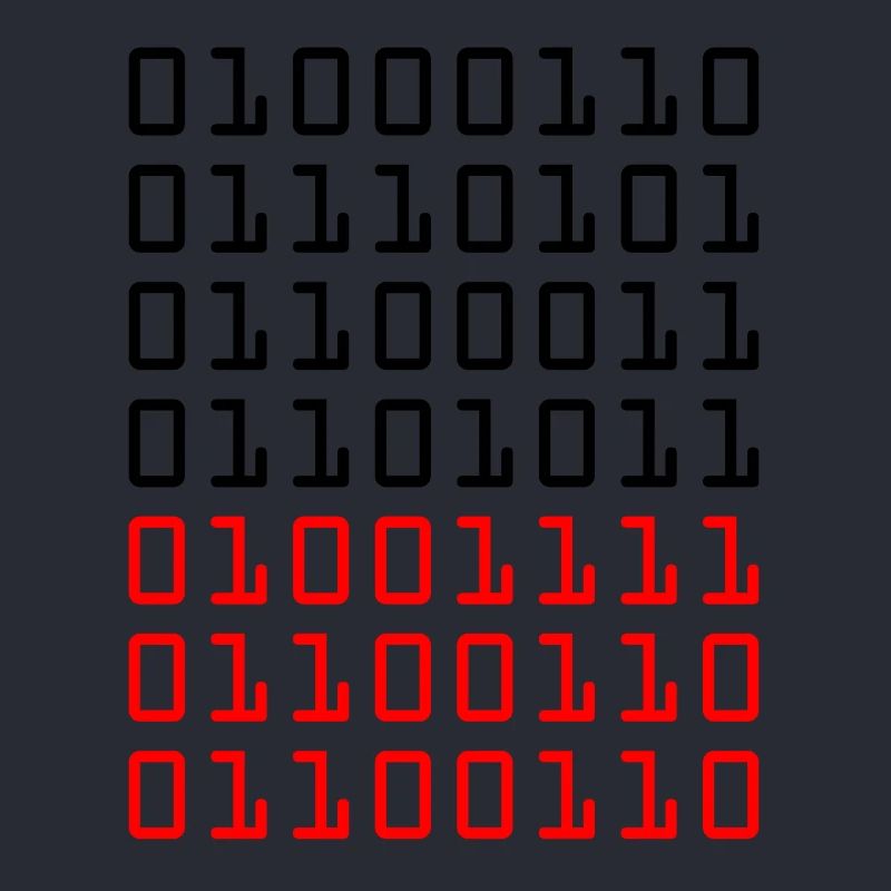 Fuck Off Binary Code, Gamer, Nerd, Geekshirt
