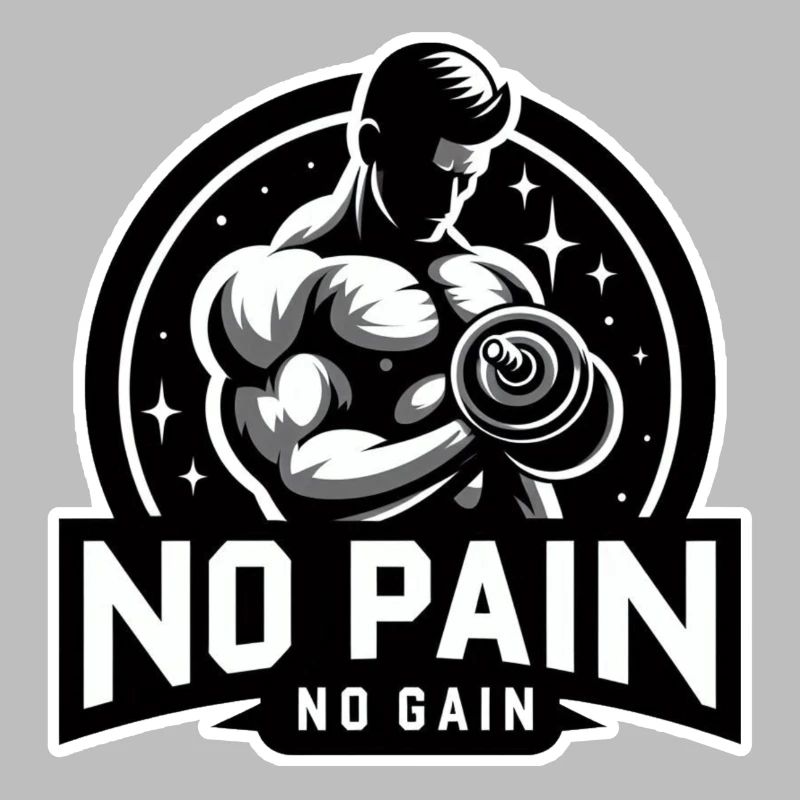PAS DE DOULEUR - PAS DE GAİN - FORME PHYSIQUE - MOTIVATION - DEVISE