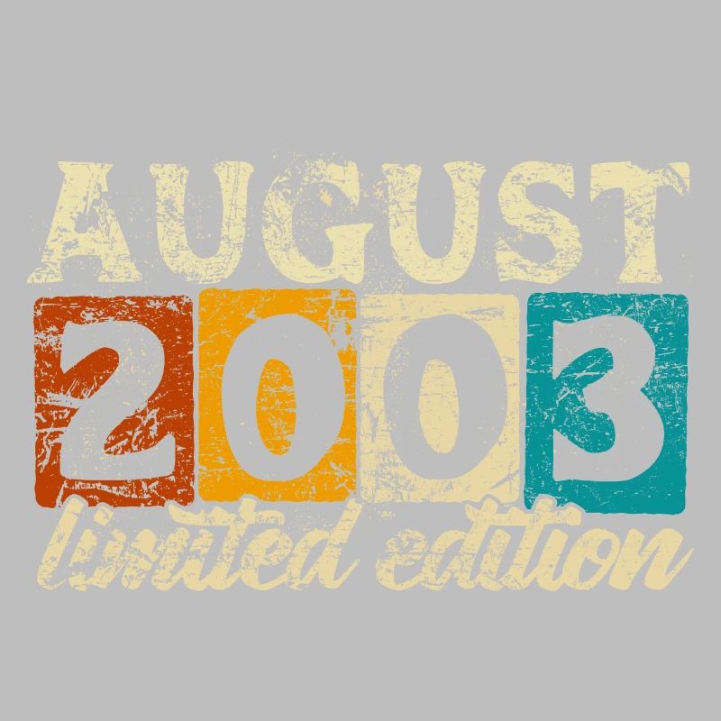 Limited Edition August 2003 Birthday - Gift