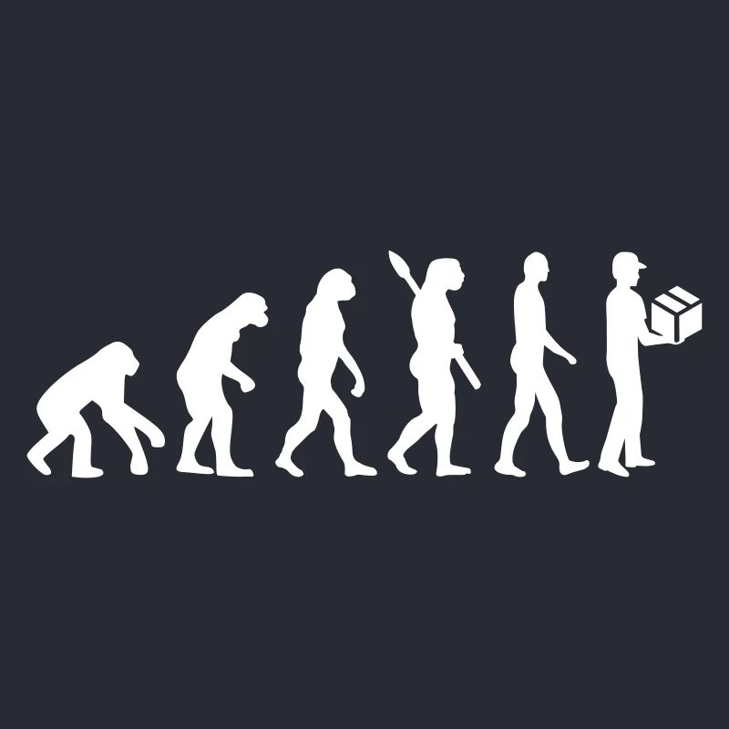 Evolution delivery man
