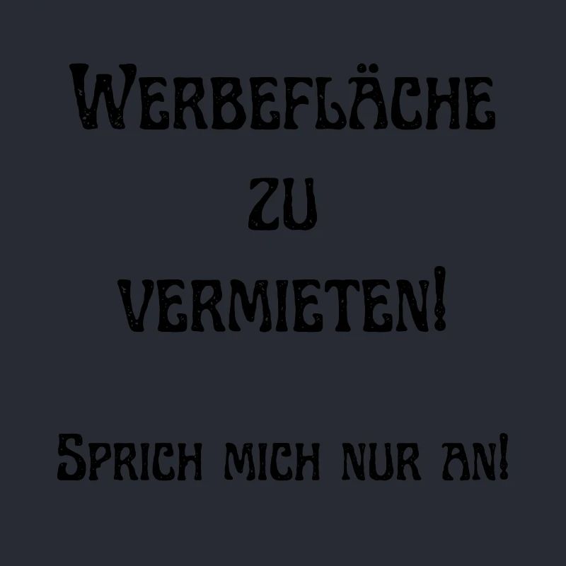 Werbefläche zu vermieten am eigenen Körper