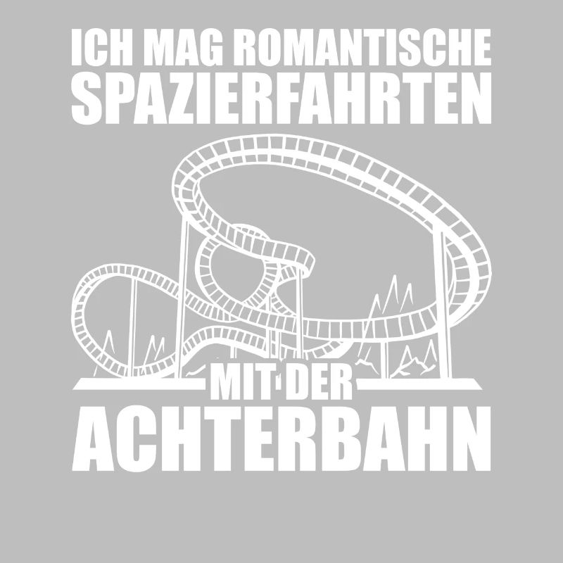 Mit der Achterbahn Freizeitpark Rollercoaster