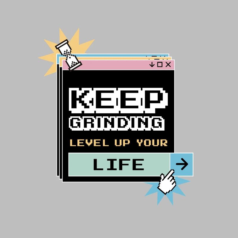 Keep Grinding Motivation Quotidienne Persévérance