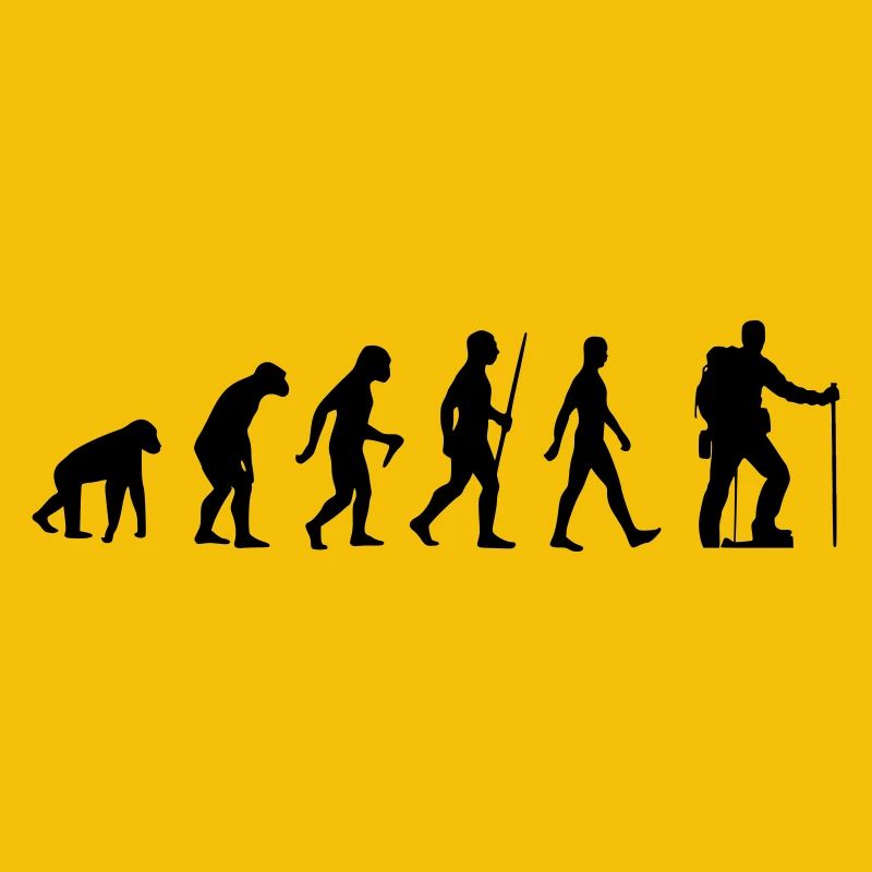 Evolution Wandern Bergsteigen Klettern Bergsport