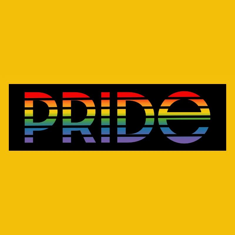 Pride rainbow black background