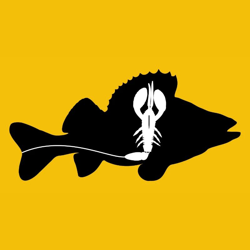 Perch with Creature Bait - black
