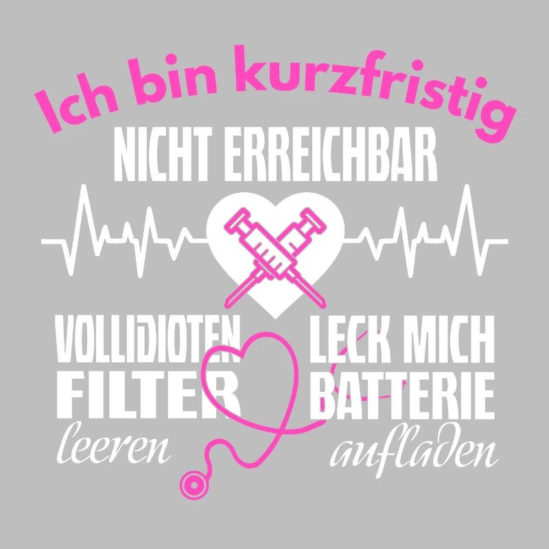 Krankenschwester Pfleger Spruch Leck mich Geschenk