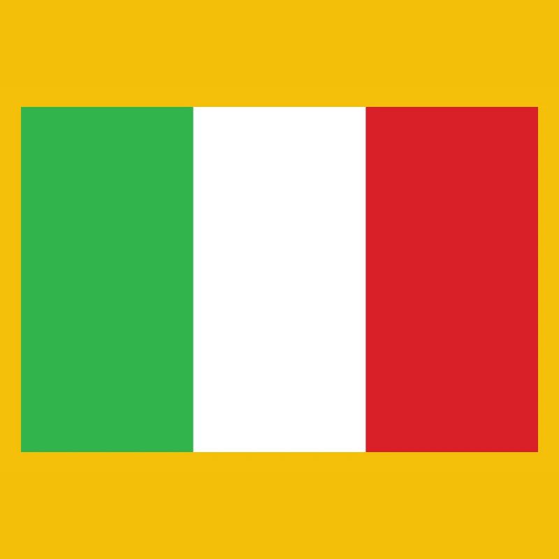 Drapeau de l’Italie Conception verticale