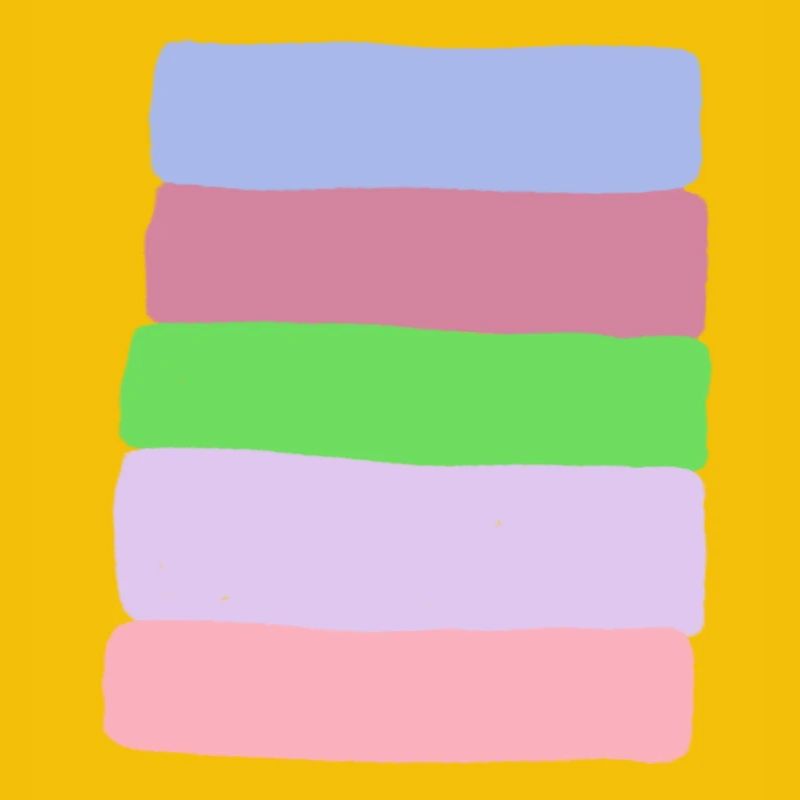 Pastellstreifen-Stack