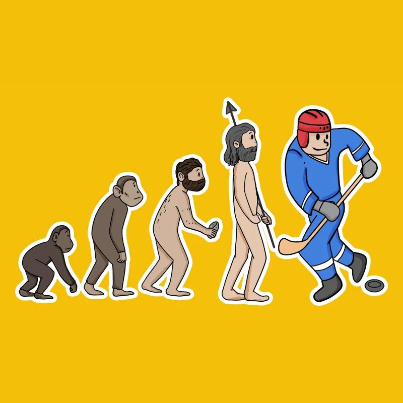Evolution Eishockeyspieler 