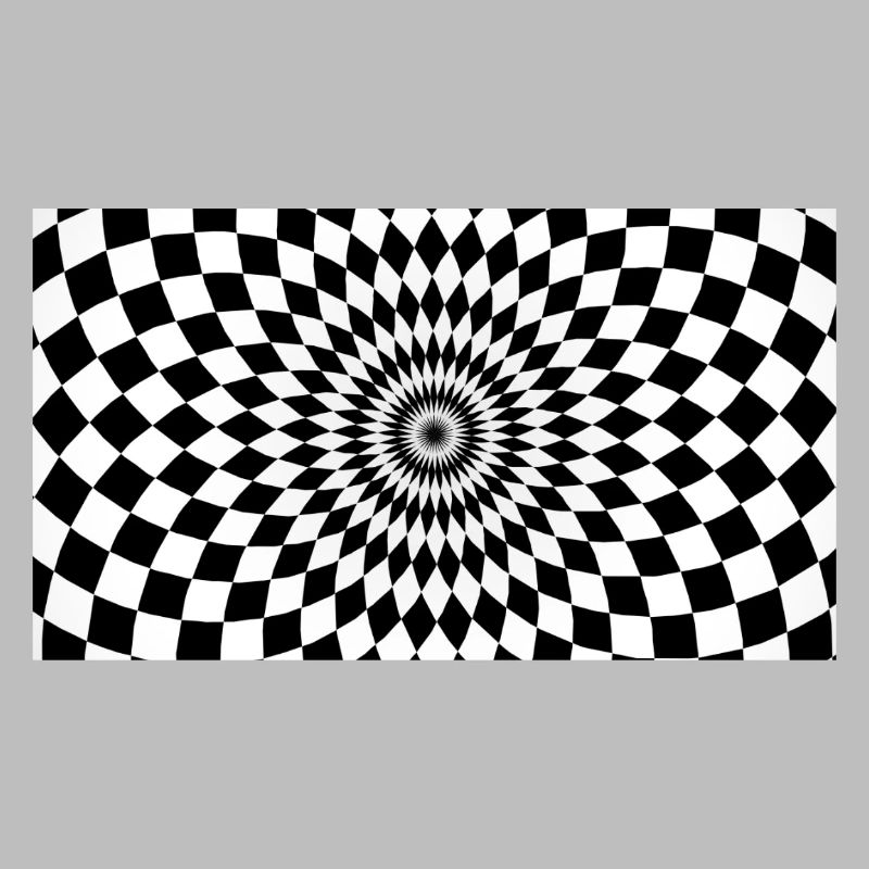 Optische Vortex-Checker-Illusion
