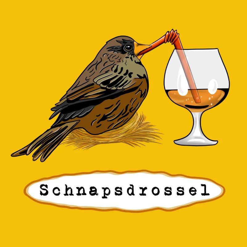 Stößchen! Schnapsdrossel