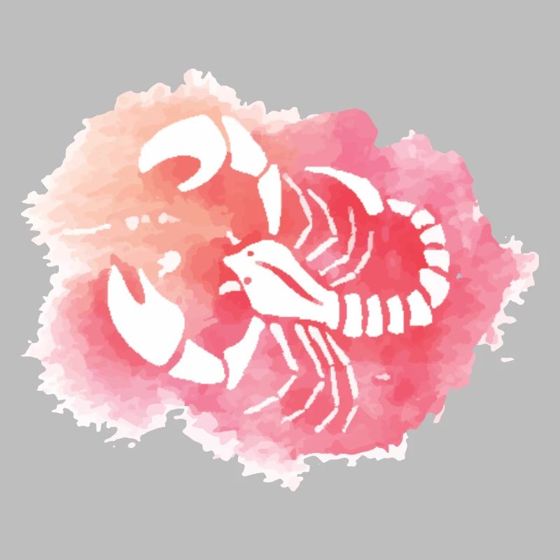 Explosion de squelette de scorpion aquarelle