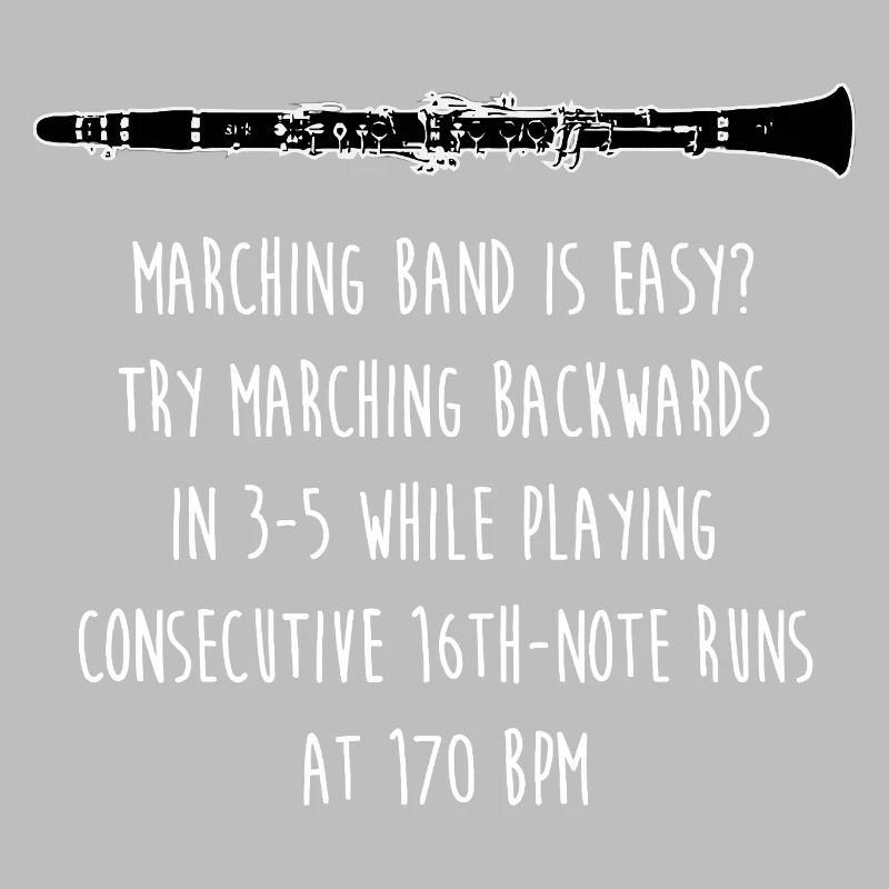 Backward Cadence Marching Tee