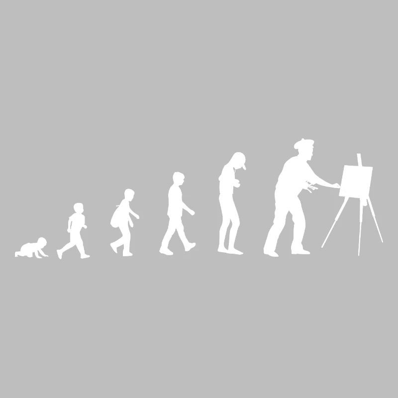 Évolution du bébé au peintre