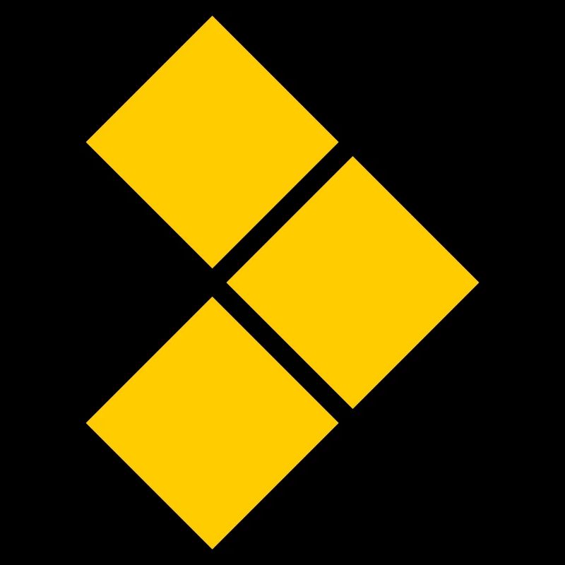 Geometric Yellow Diamond Grid