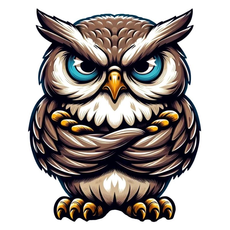 Grumpy Owl