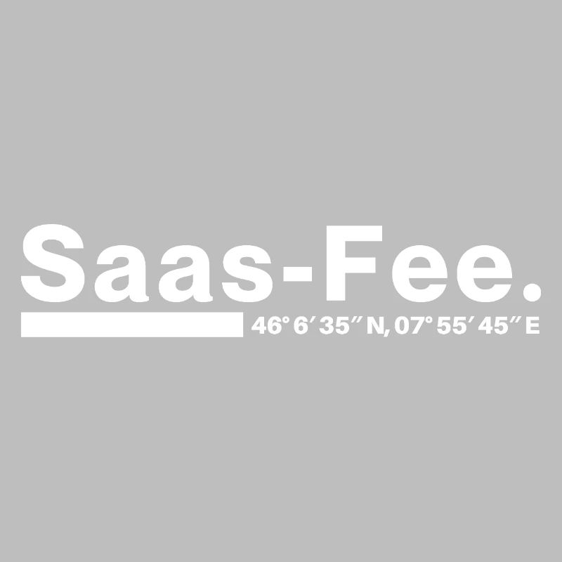 Saas-Fee Koordinaten Wallis Schweiz