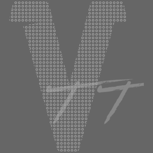 Motif texte VTT - Lettre VTT. Logo - T-shirt contrasté Homme