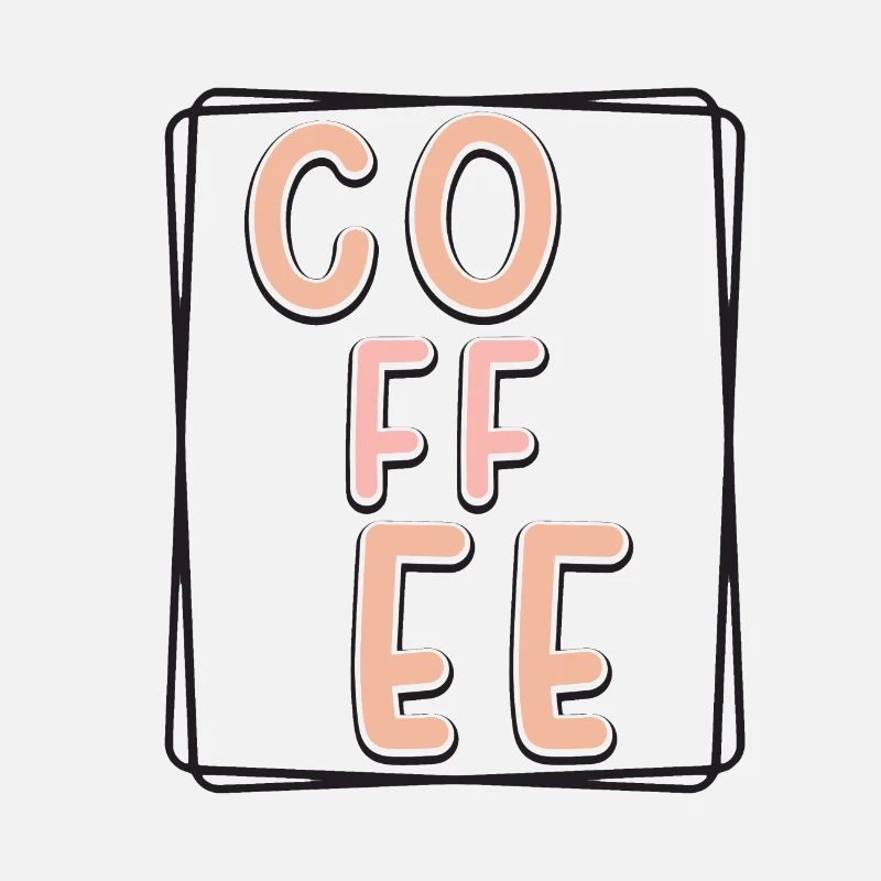 Kaffee Typo Panel