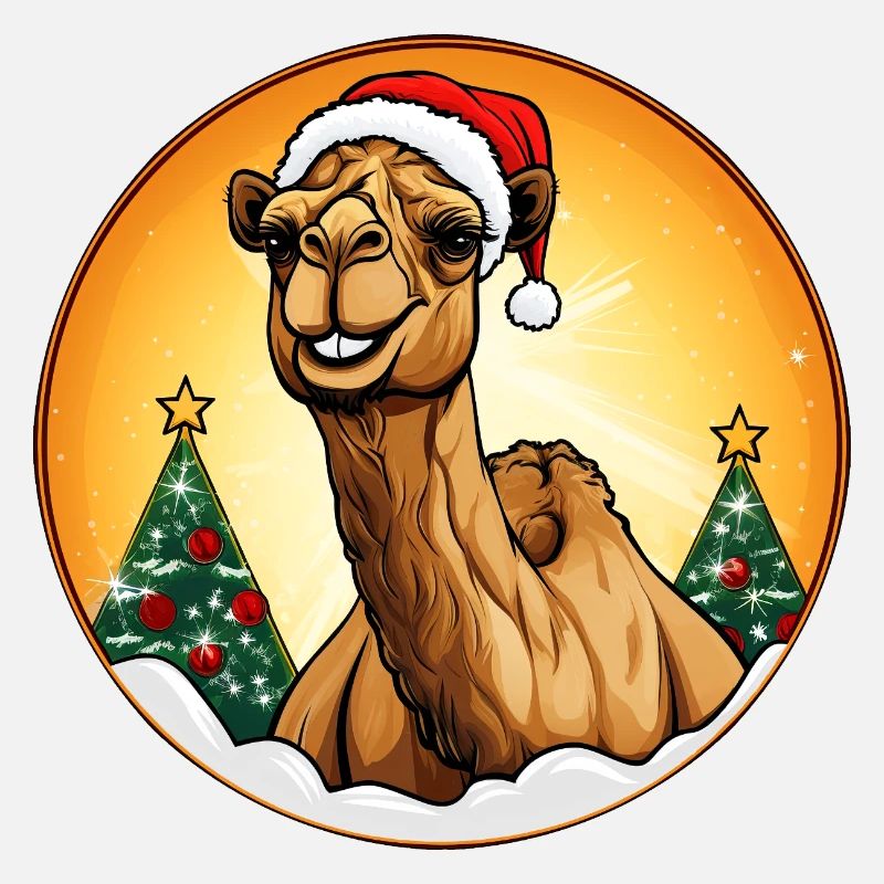 Chameaux Noël / Père Noël Chameau
