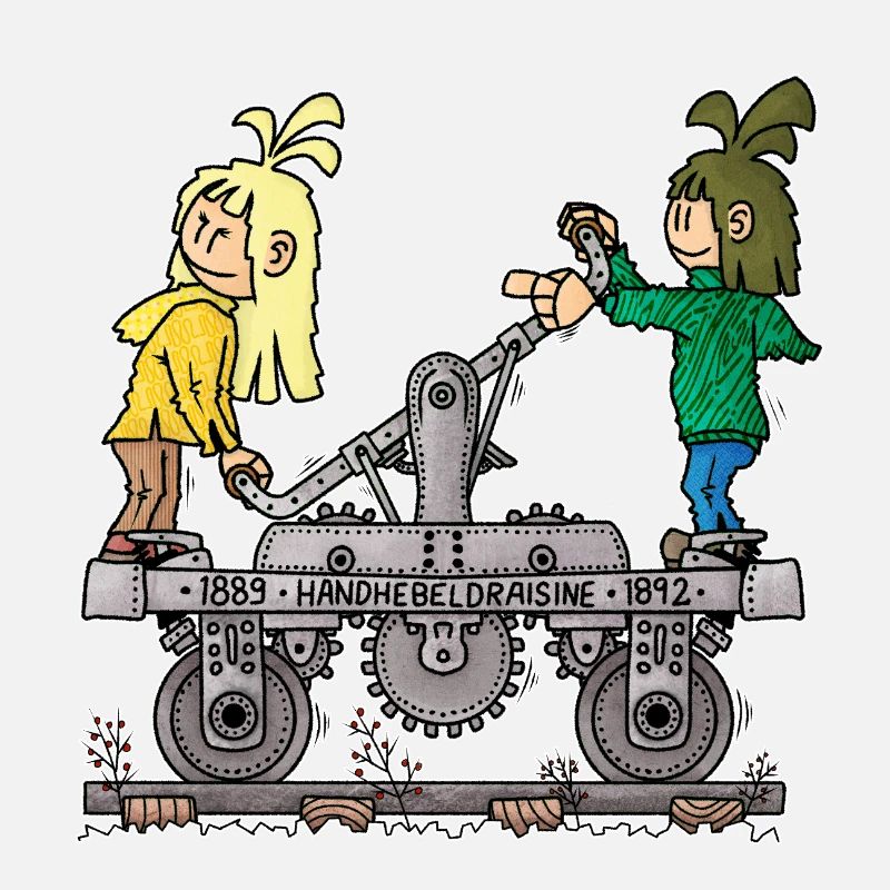 Rona & Quinn – le tramway à levier manuel /