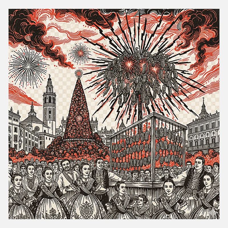 Tradition des Fallas de Valence