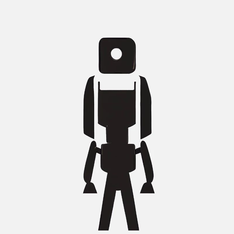 Roboter stilisiert