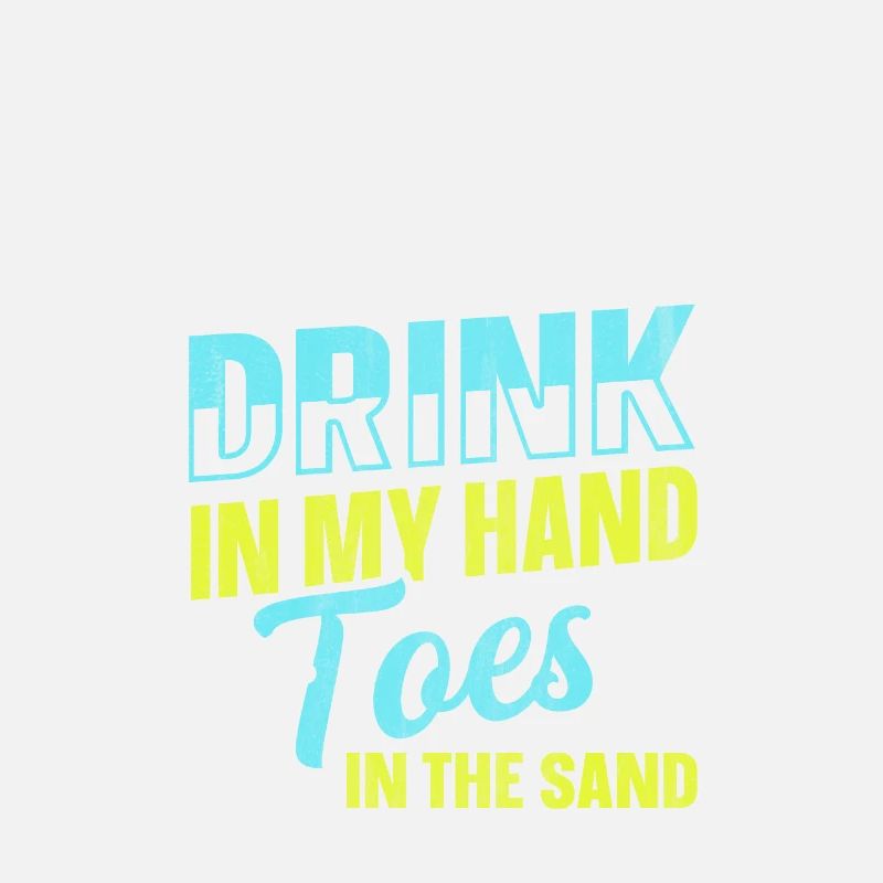 Boire dans mes orteils dans le sable Beach Holiday