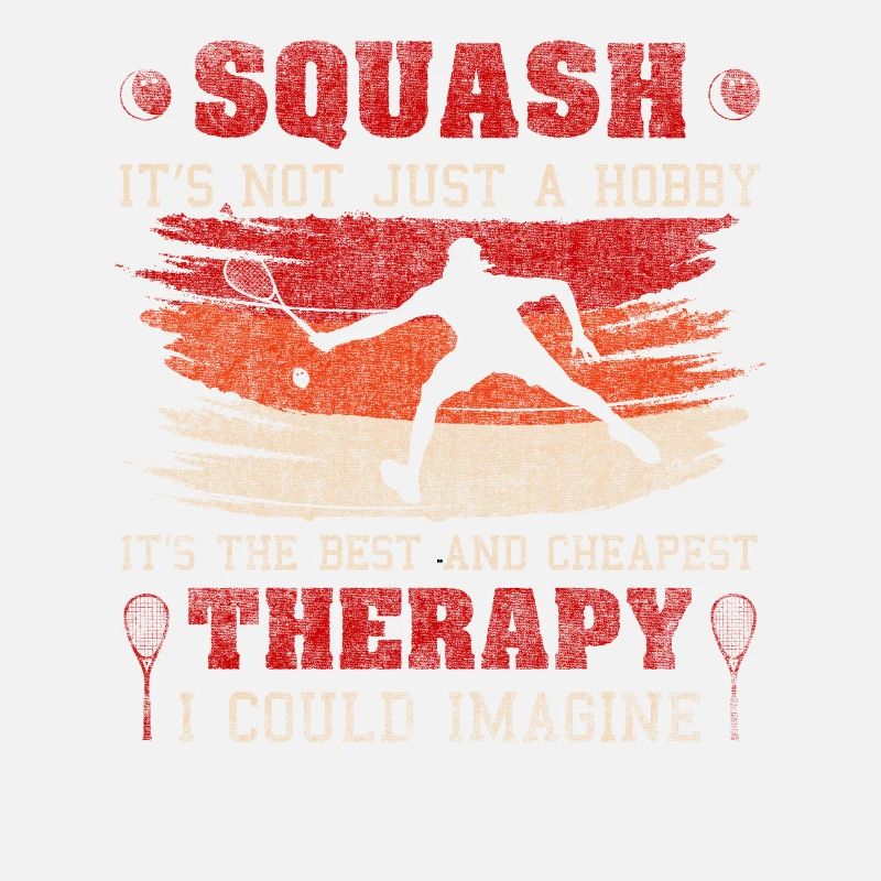 Worlds Okayest Squash Player Retro Squash
