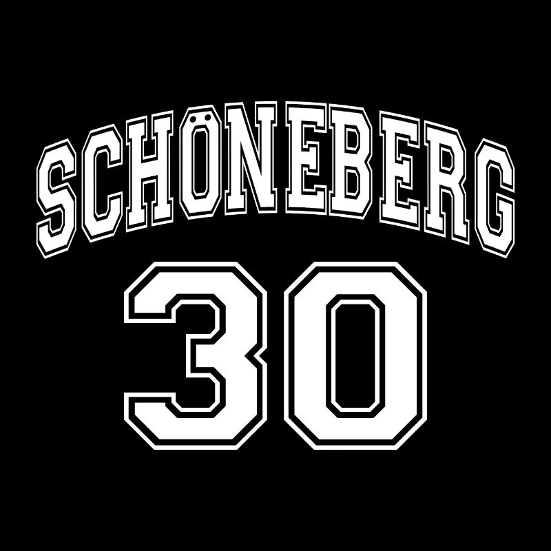 SCHÖNEBERG 30 Nostalgia Design Code postal du quartier de Berlin