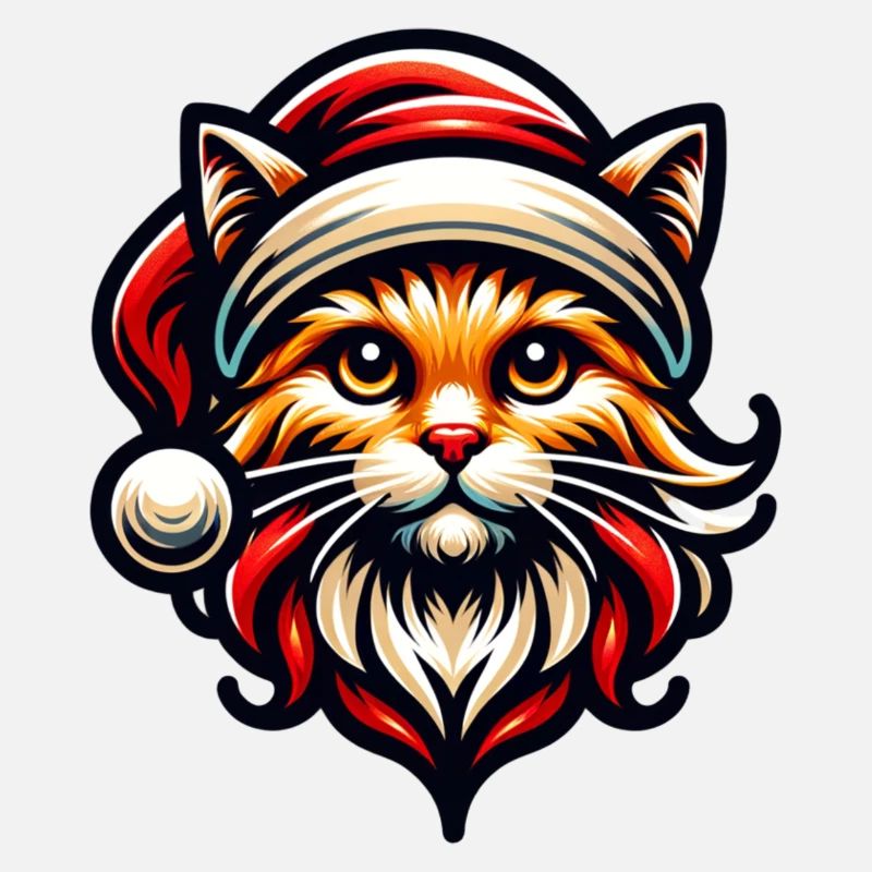Chat Rétro Noël