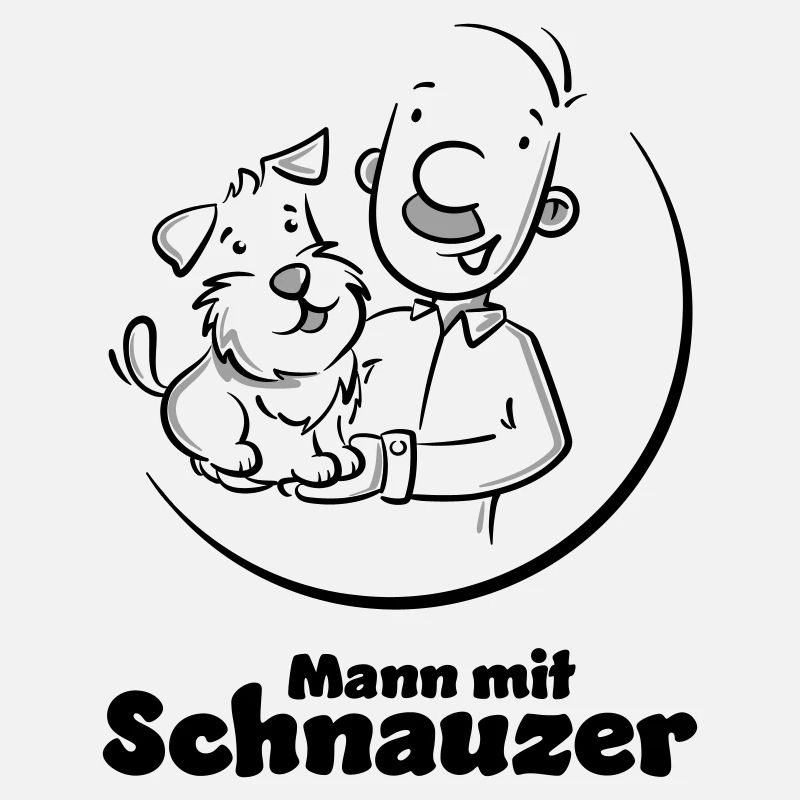 Mann mit Schnauzer (Oberlippenbart)