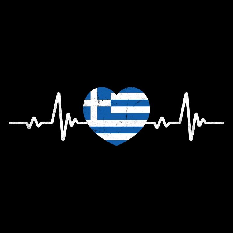 Grèce Drapeau Rétro
