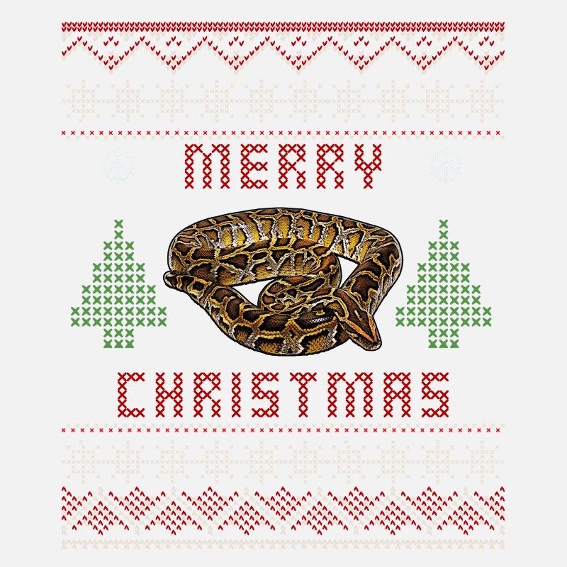 Burmese Python Christmas