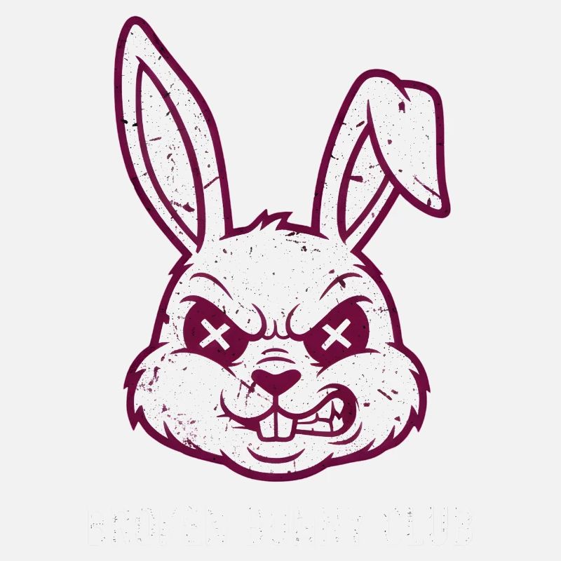 Fête de Pâques Heavy Metal Rocker Easter Egg Easter Bunny