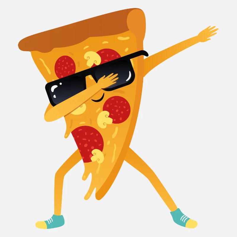 Dabbing Pizza With Sunglasses - Dab Dance Gift