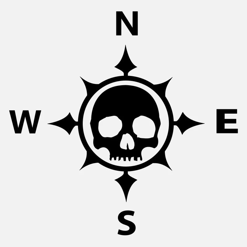 Skull Kompass Schädel