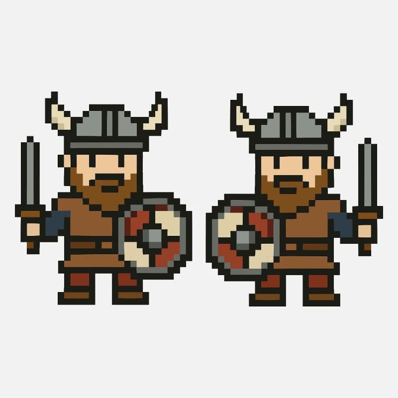 wikinger comic pixel 2