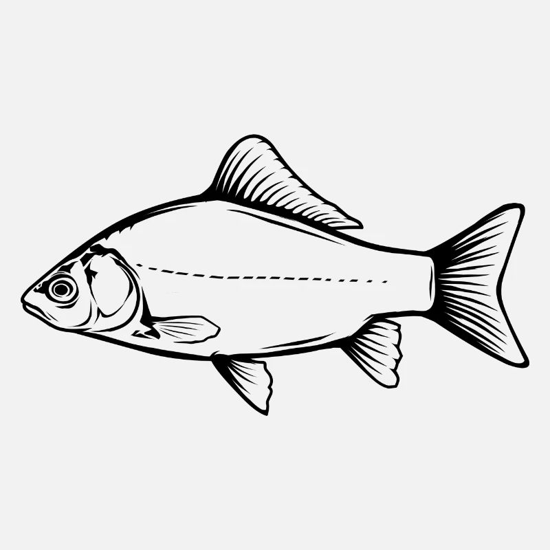 Carp Outline by Scuba.Style