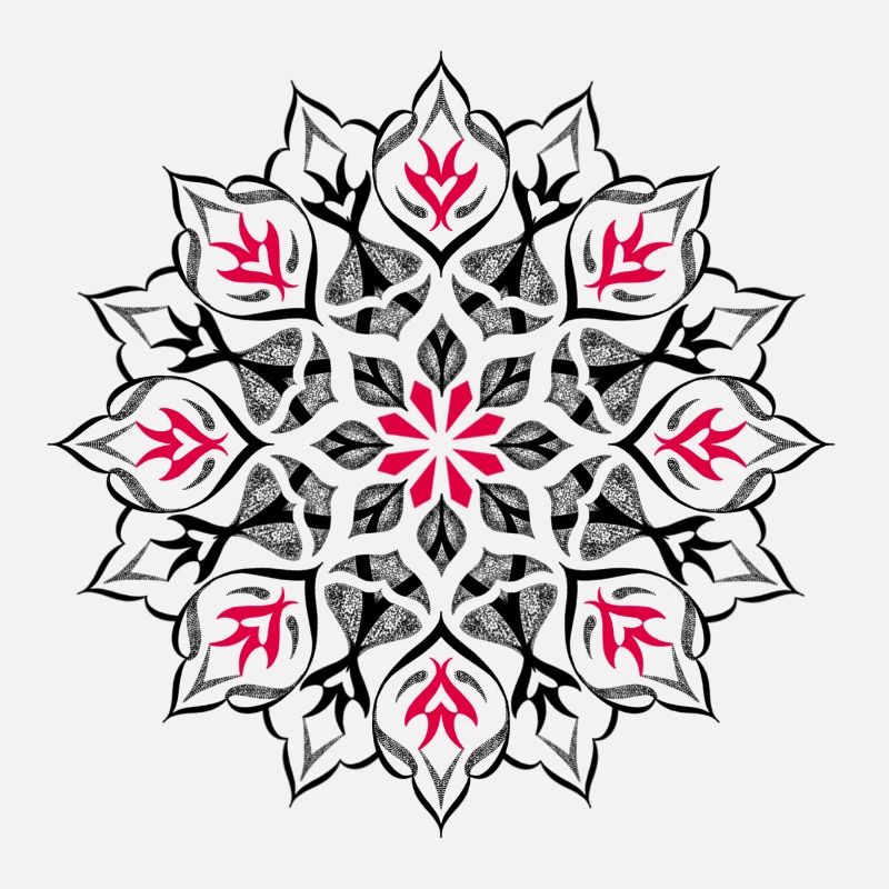 Dotwork mandala design