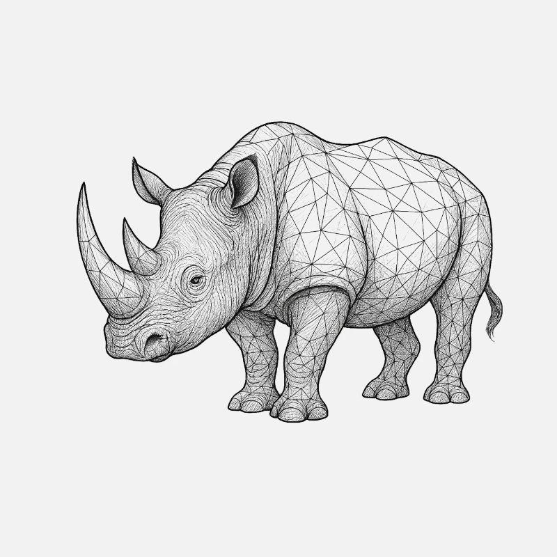 Rhino Wireframe Pattern
