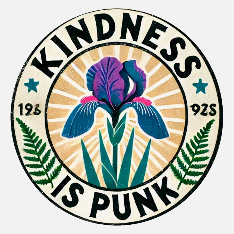 Kindness Is Punk Iris Patch