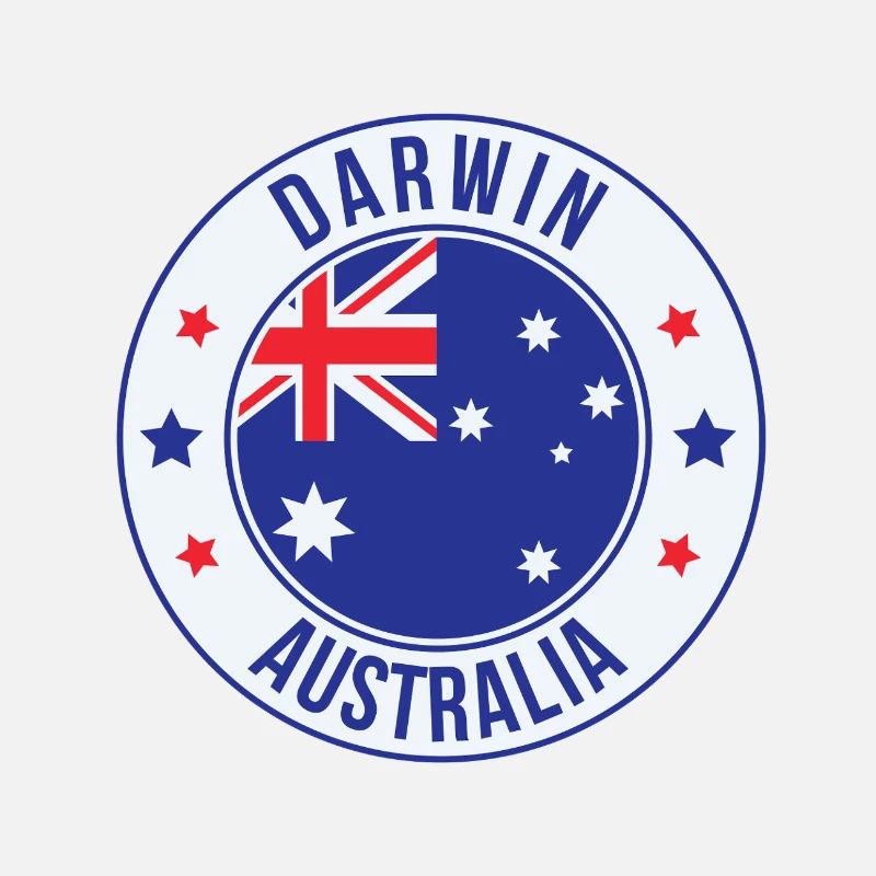 Darwin Australien Emblem-Abzeichen