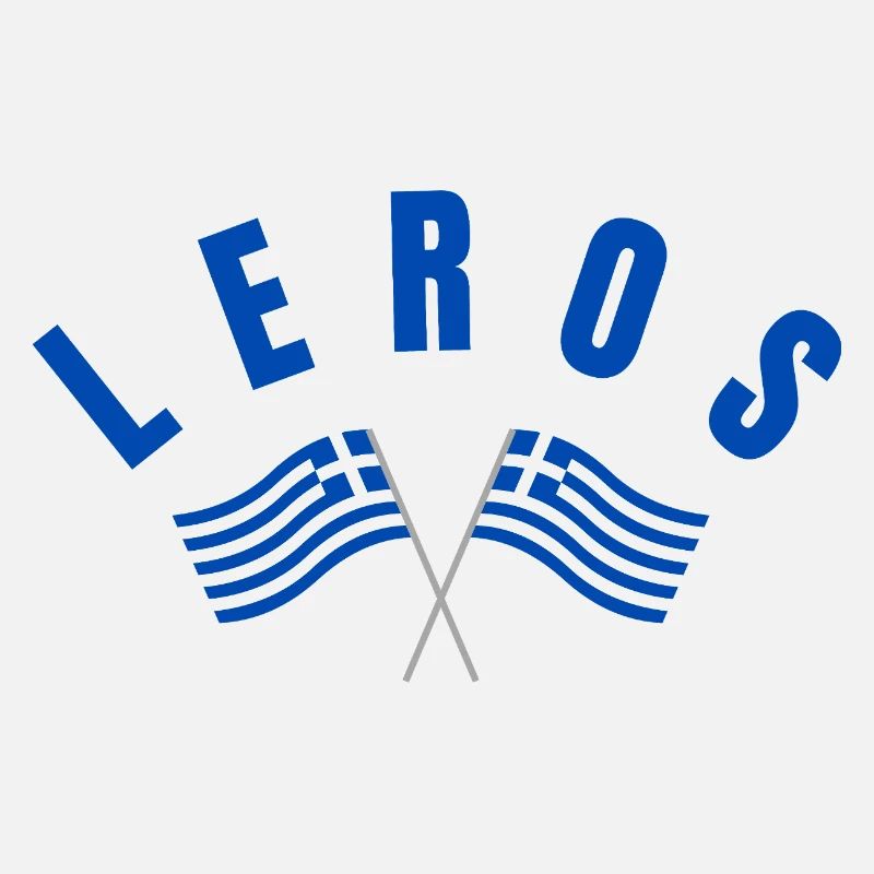 Drapeaux grecs de Leros